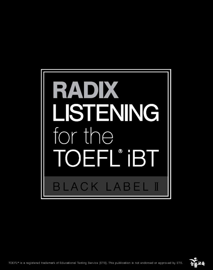RADIX LISTENING..TOEFL - BLACK 2